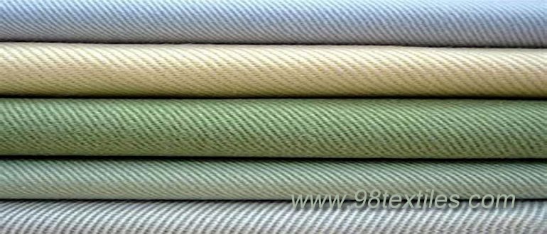 Cotton Twill Fabrics Khaki Gabardine For pants, trousers, fashion jackets