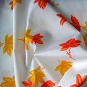 Printed polyester Pongee Fabrics for sportswear or banners