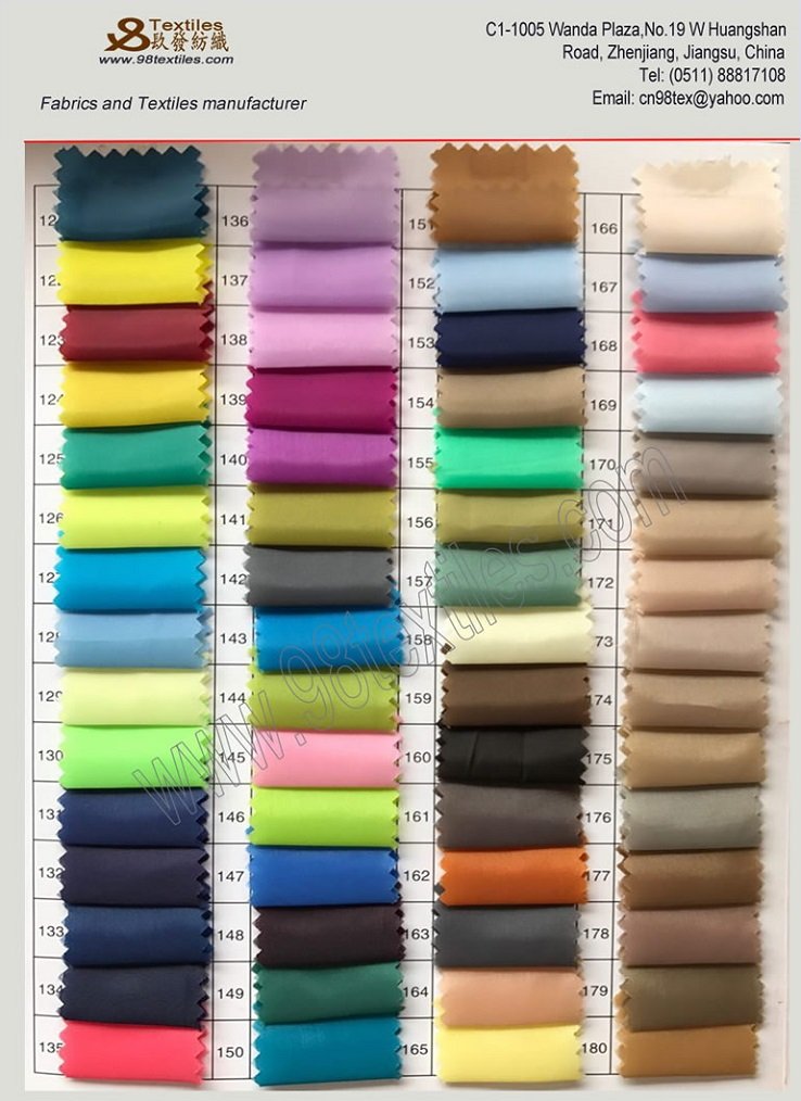 Fabric Colors Number: 121-180